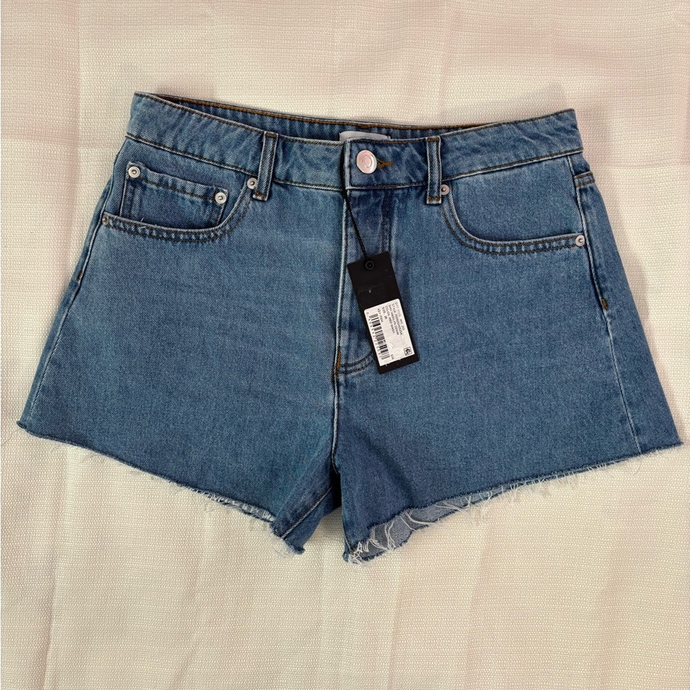 Gianni Bini Madilyn Mid Rise Women Denim Shorts Sz 28 NWT | Summer Denim Shorts-